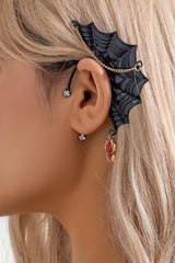 Gothic Spider Web Shaped Ear Cuff