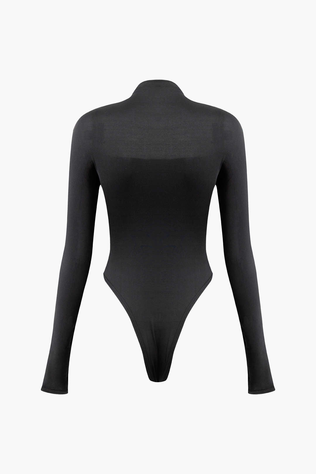 Patchwork Mesh Long Sleeve Bodysuit