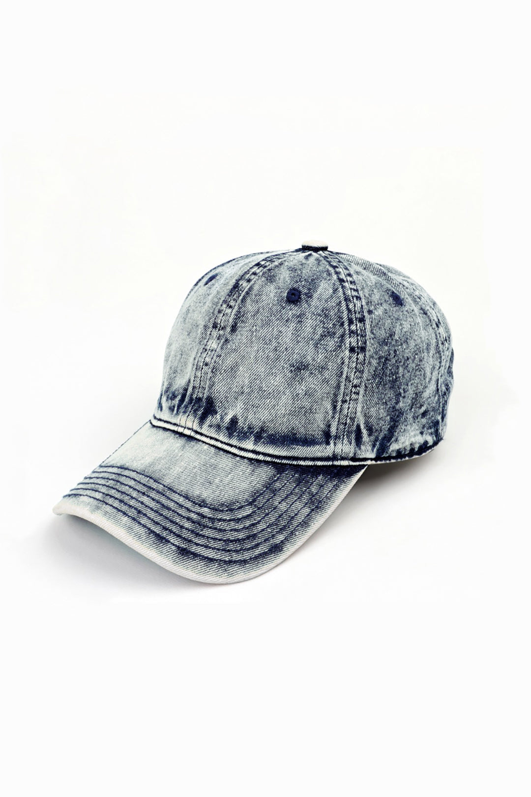 Faded Denim Baseball Cap