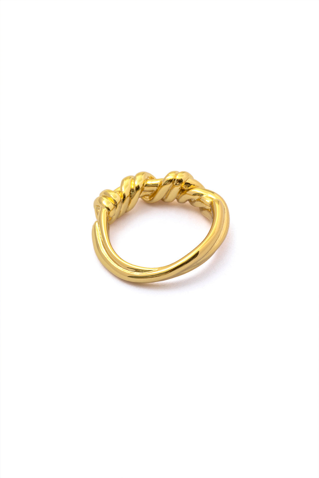 Metal Twisted Ring