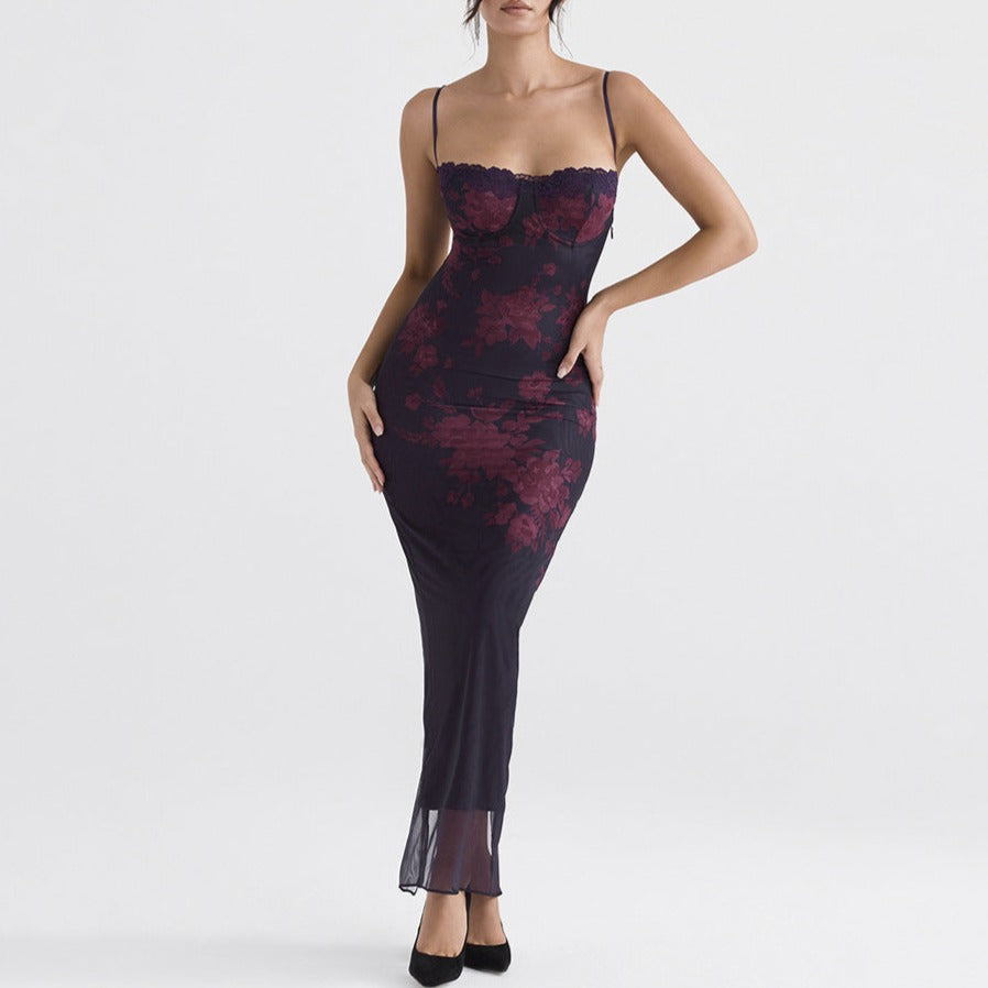 Floral Romantic Cocktail Dress