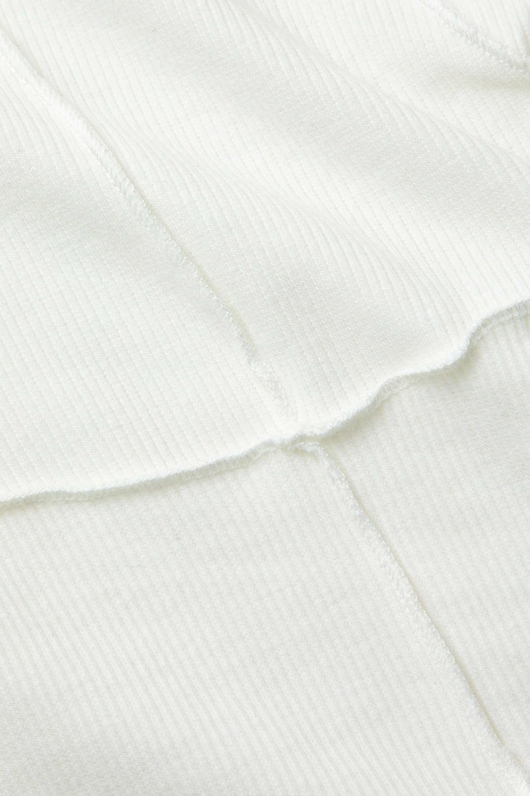 Round Neck Seam Detail Long Sleeve Top