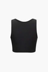 U-neck Cami Top And Cut Out Maxi Skirt Set