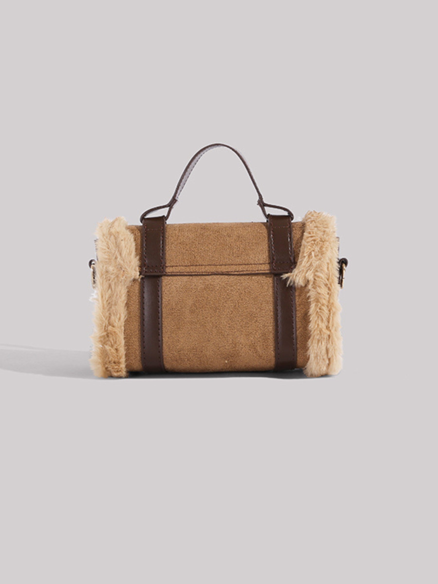 Fiona Fur-Trim Crossbody Bag