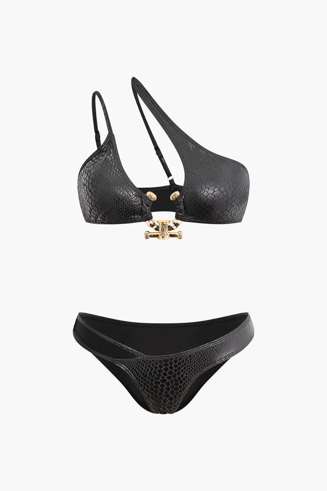 Asymmetrical U-ring Bikini 2-pc Set