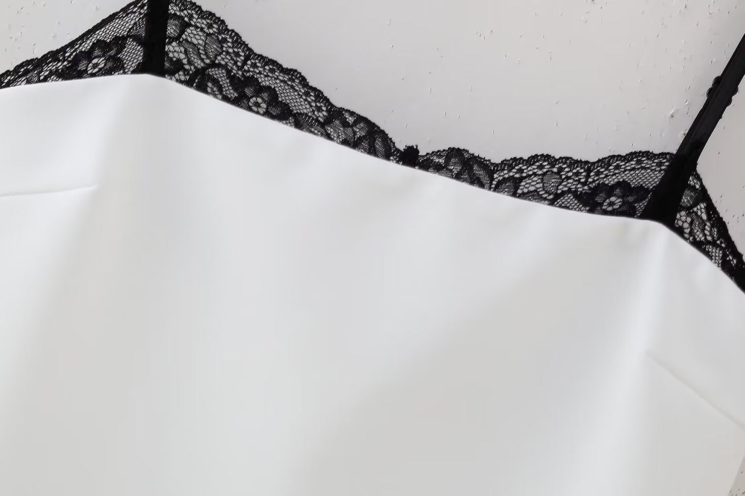 White And Black Two-Tone Mini Dress