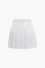 Pleated Mini Skirt