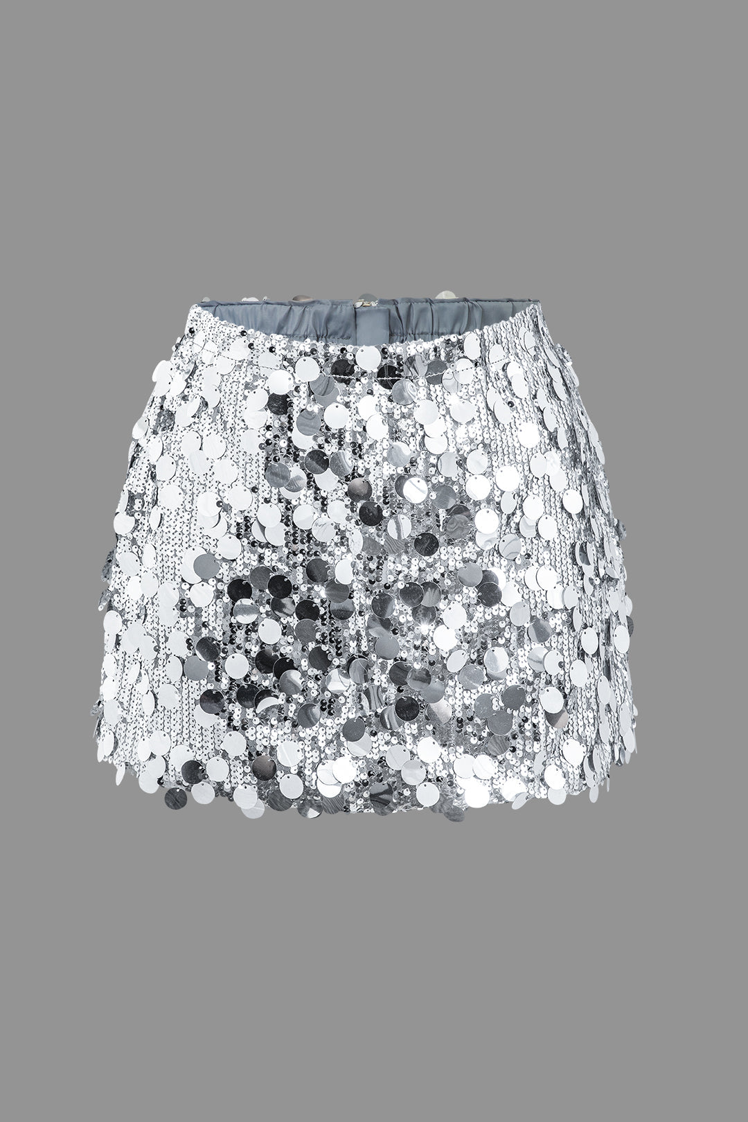 Sequin Mesh Mini Skirt