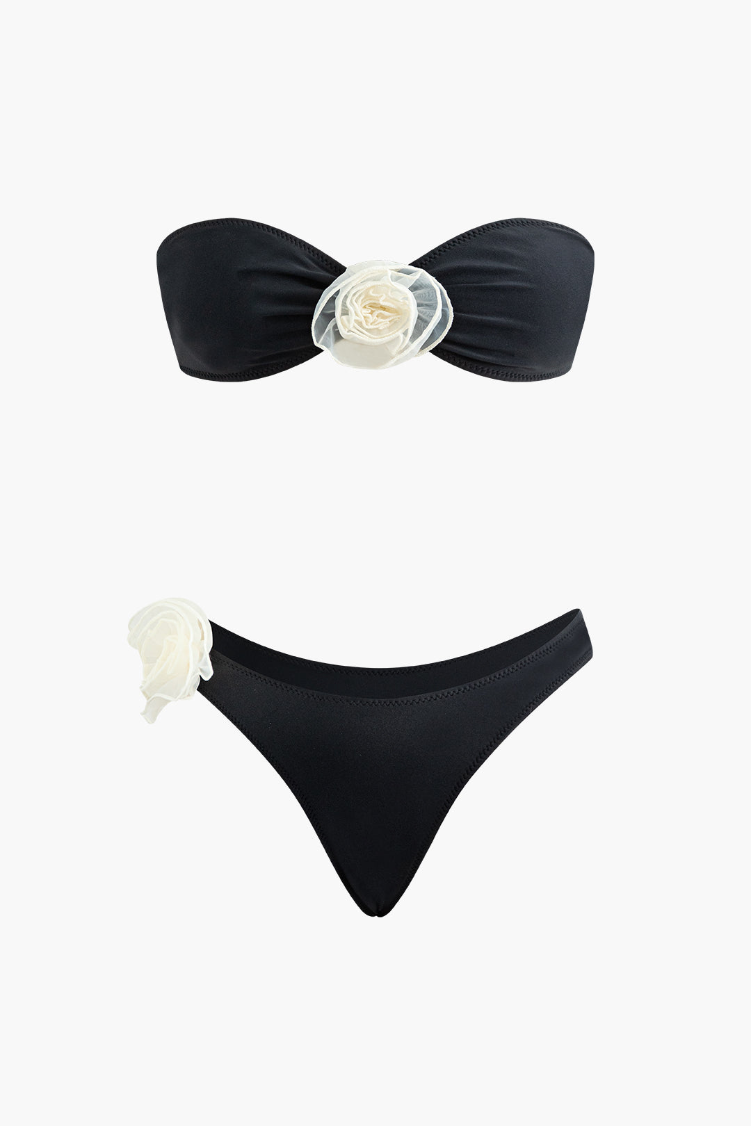 Rosette Tube Bikini Set