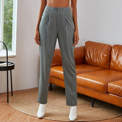 Casual Vertical Lines Pants