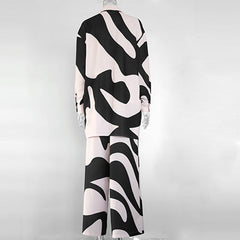 Loose 2 piece oversize pants set
