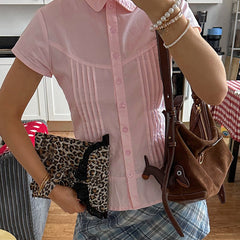 Divina Pinstripe Fitted Shirt