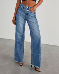 Washed Loose Casual Straight Wide-Leg Mopping Pants