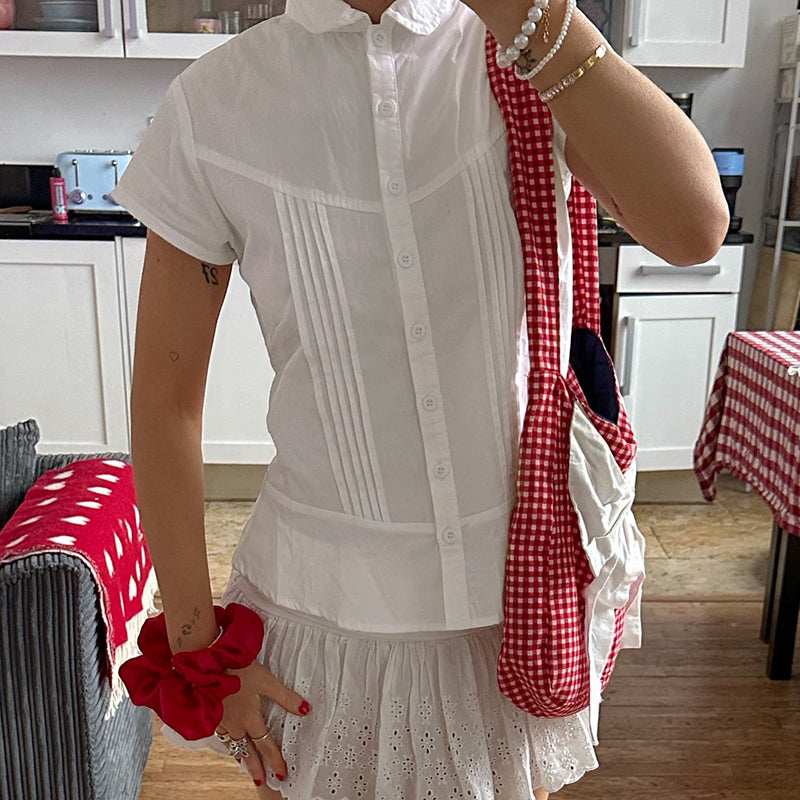 Divina Pinstripe Fitted Shirt