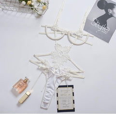 Hollow lace one-piece underwear bodysuit