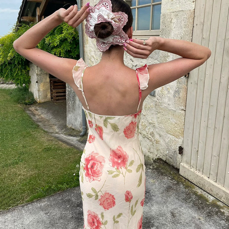 Amelia Floral Midi Dress