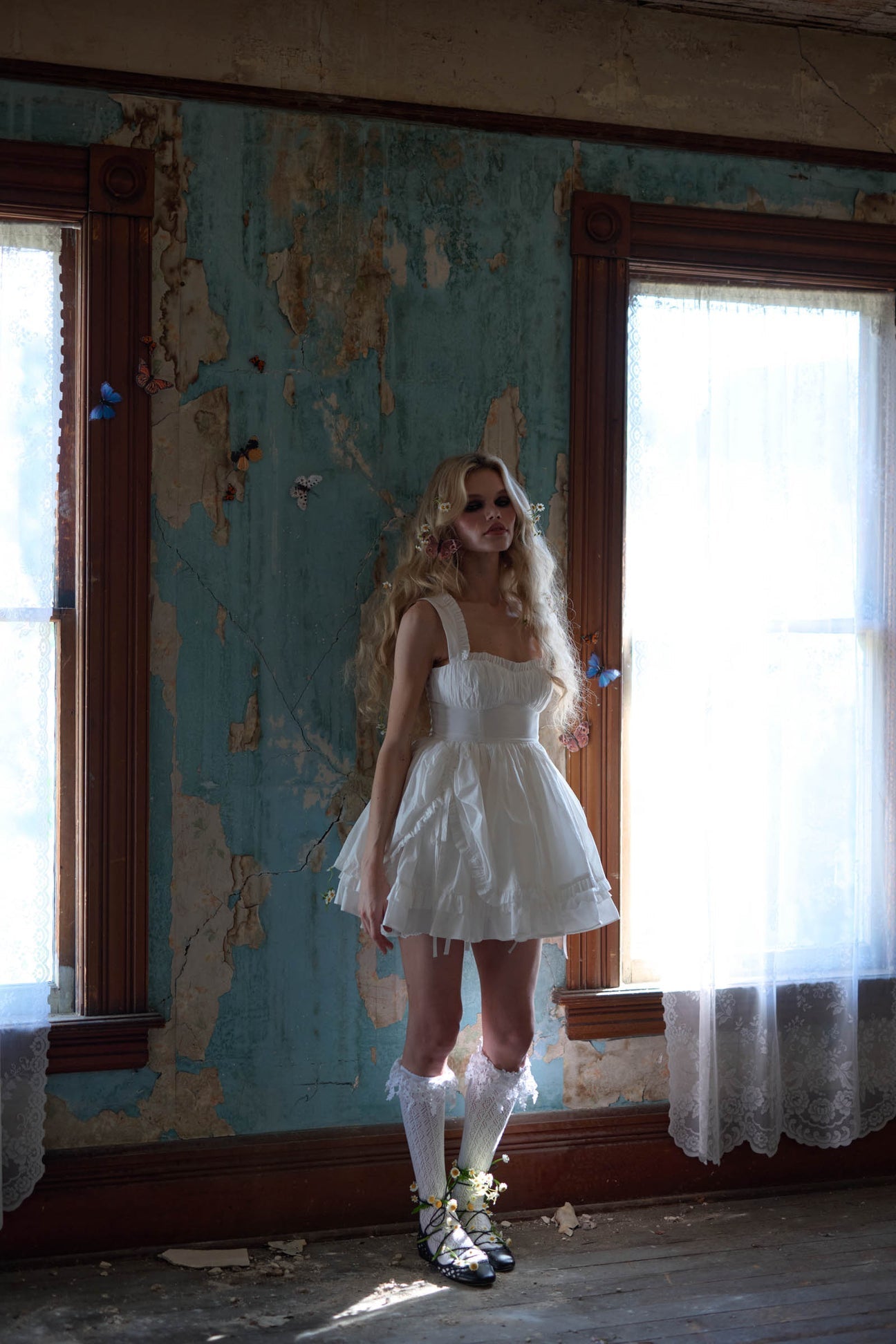 Eloise Ruffled Mini Dress