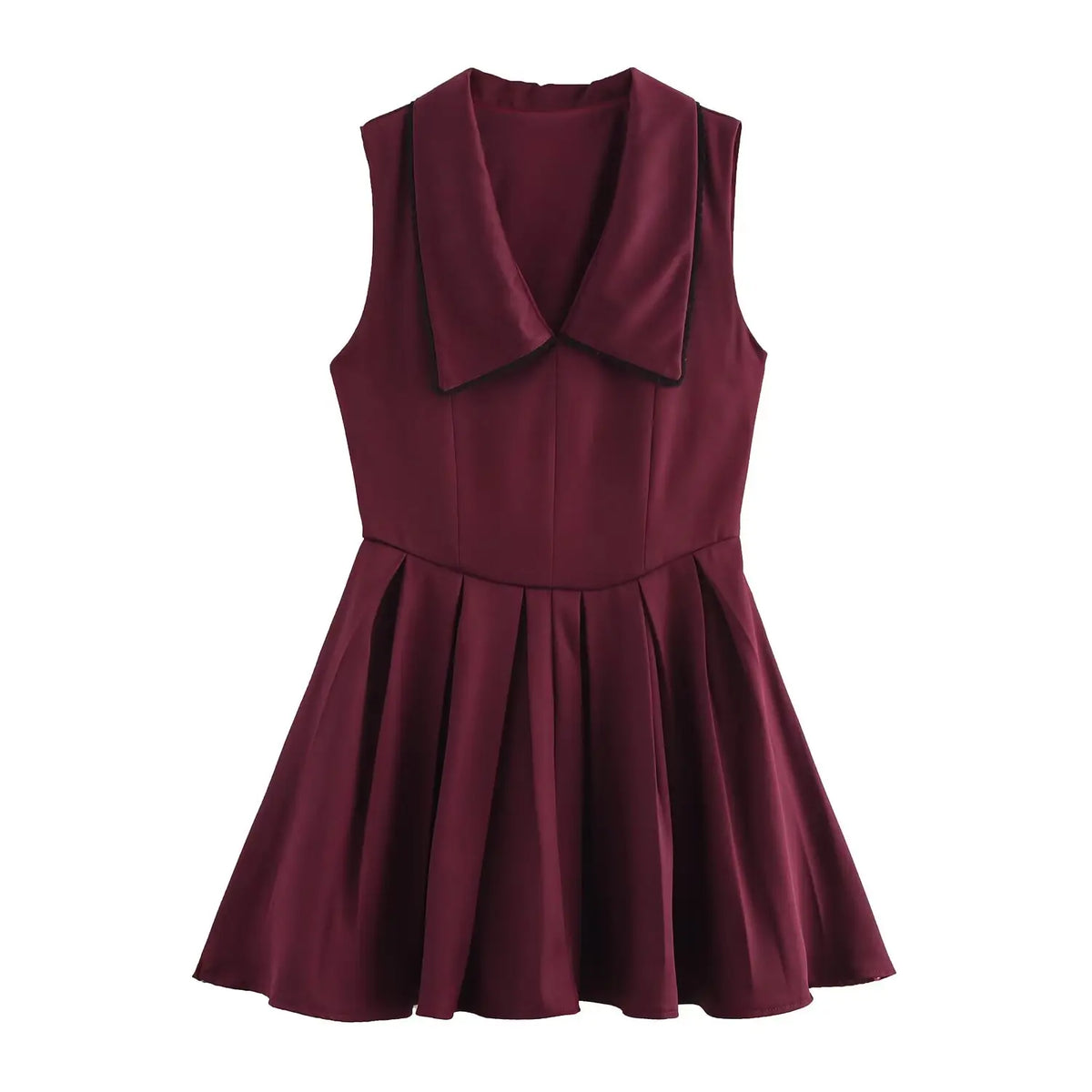 Collar Sleeveless Sleeveless Mini Dress