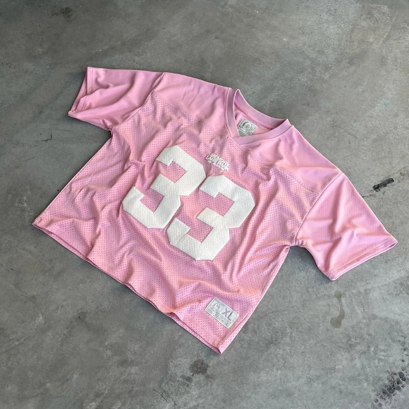 33 Graphic Jersey Quick Dry Breathable Mesh T-shirt