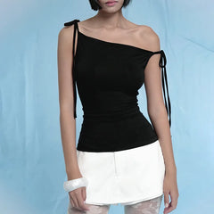 Tie Up String Cami Top