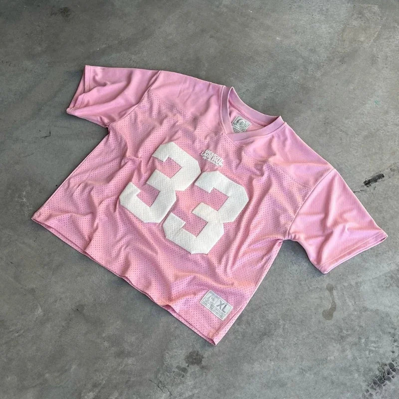 33 Graphic Jersey Quick Dry Breathable Mesh T-shirt