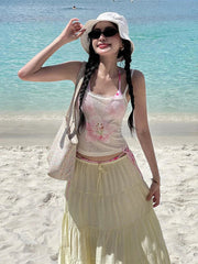 Yellow Maxi Skirt