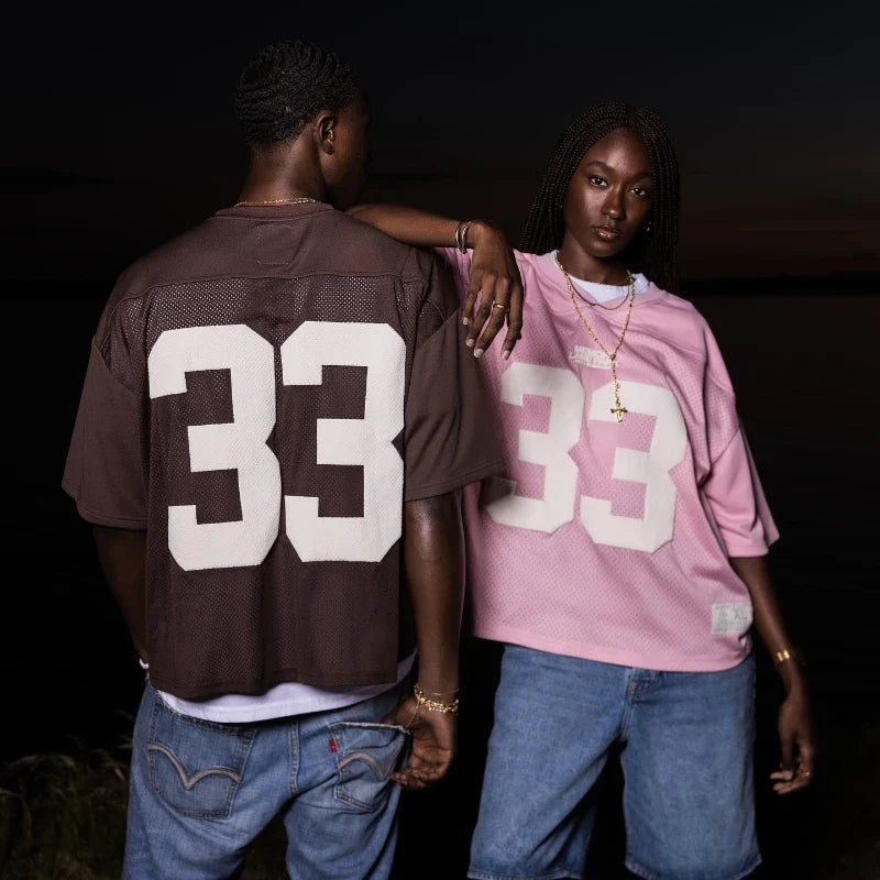 33 Graphic Jersey Quick Dry Breathable Mesh T-shirt