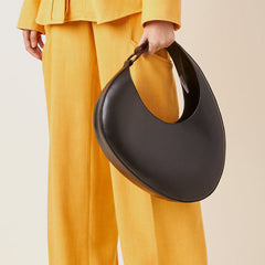 Black Moon Bag With A Ring Strap
