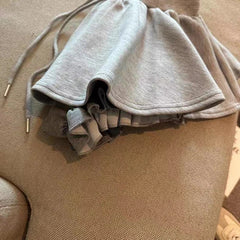 Grey Drawstring Mini Blommers Skort