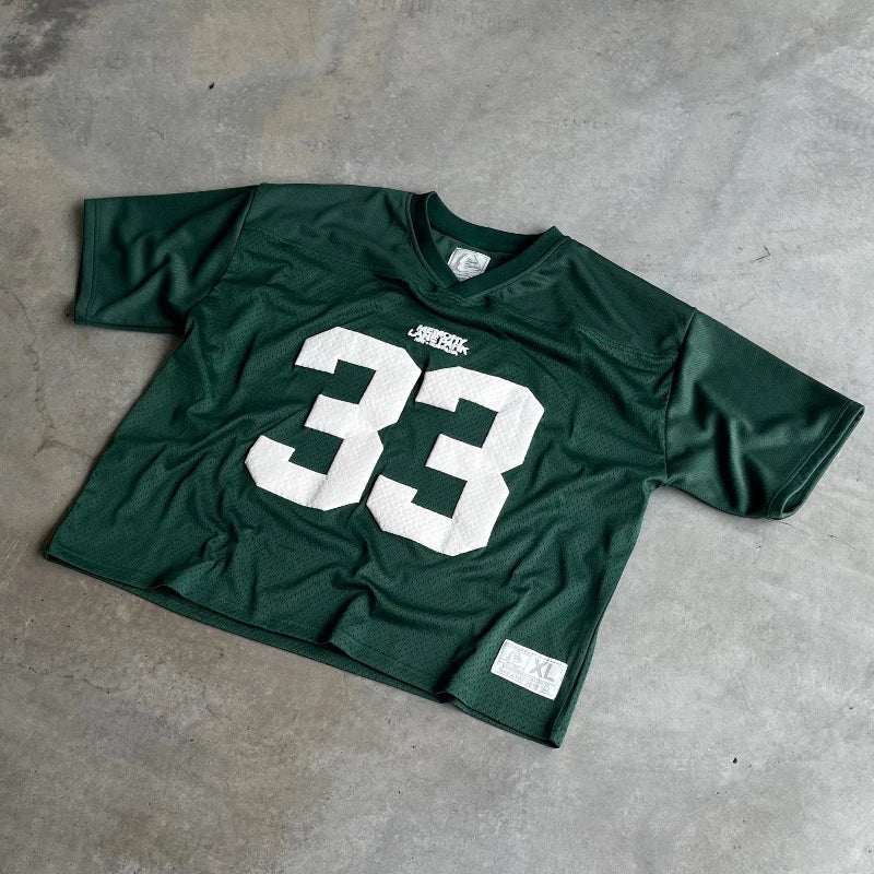 33 Graphic Jersey Quick Dry Breathable Mesh T-shirt