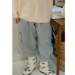 Bow Knot Stripe Drawstring Joggers