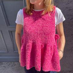 Knit Sweater Tie-up Vest