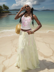 Yellow Maxi Skirt