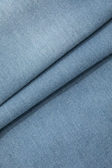 Frayed Hem Flare Leg Jeans