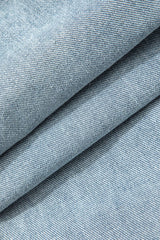 Ripped Flap Pocket Straight Leg Jeans
