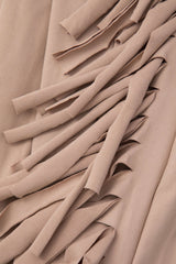 High Waist Fringe Trim Straight Leg Pants
