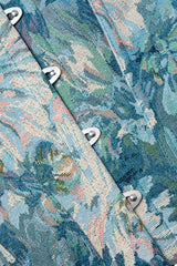 Floral Pattern Braided Tie Tube Top