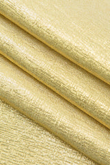 Metallic High Waist Straight Leg Pants