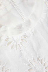 Cutwork Sleeveless Top