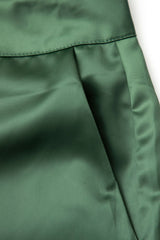 Satin Pocket Wide Leg Pants