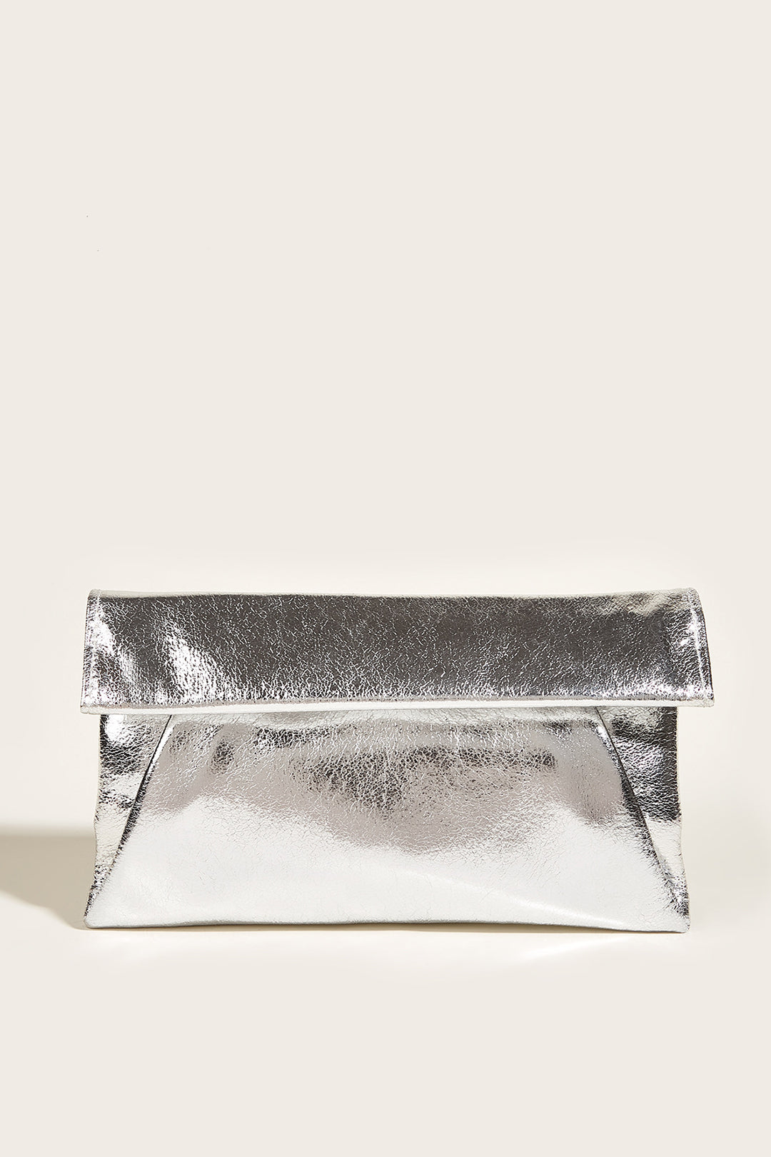 Metallic Square Clutch Bag