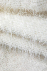 Brushed Twist Front V-neck Long Sleeve Knit Top