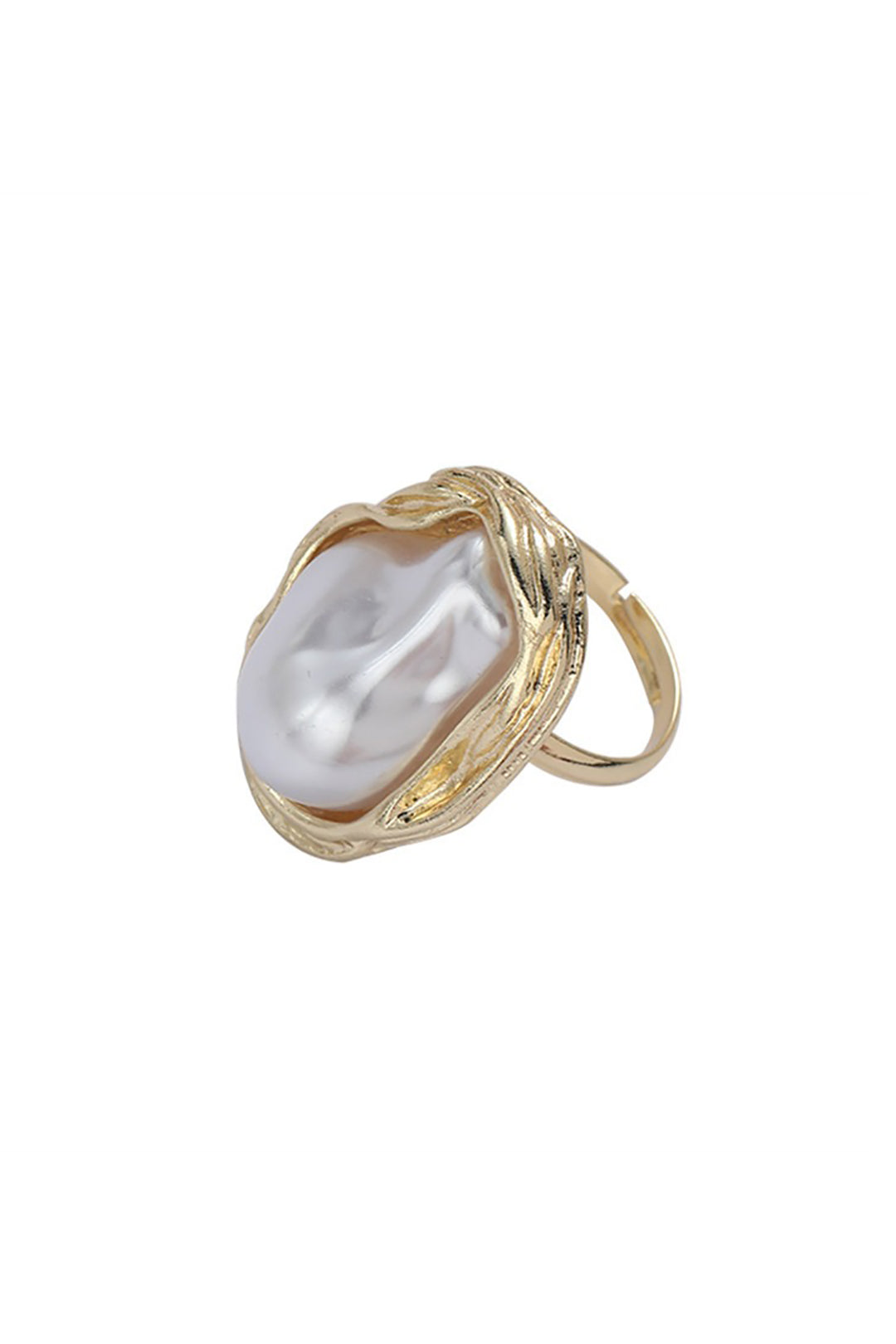 Irregular Pearl Ring