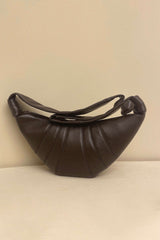 PU Horn-shaped Cross-body Bag