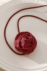 Rosette Decor Choker Necklace