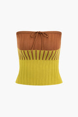 Contrast Tie Reversible Tube Top