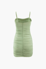 Ruched Bodycon Mini Dress