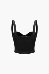 Ruched Tie Detail Tank Top