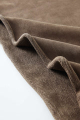 Round Neck Long Sleeve Crop Sweatshirt