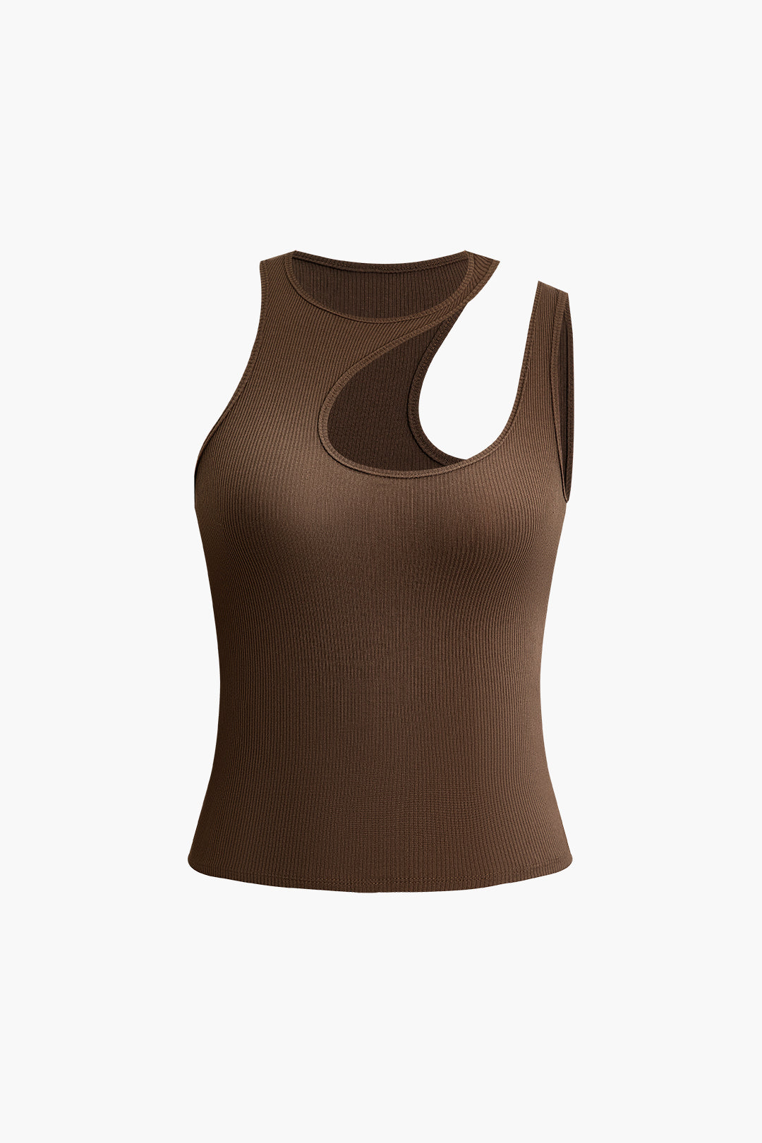 Asymmetric Cut Out Tank Top